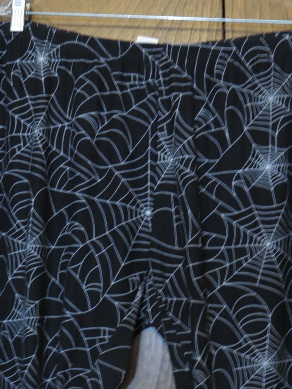 No Comment Halloween Spiderwebb Leggings Size 3X NWOT